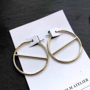 & Other Stories Geometric Hoop Earrings
